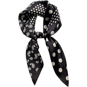 Pure Mulberry Cashew Dot Silk Square Scarf Women Soft Head Neck Scarf Gift Pack